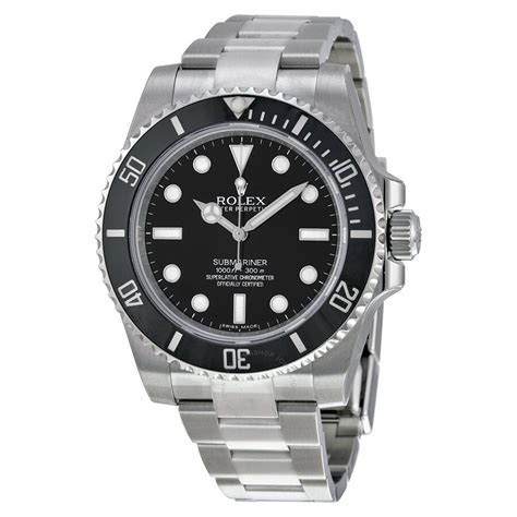 rolex submariner men's luxury diver watch black dial 114060 replica|rolex submariner 114060.